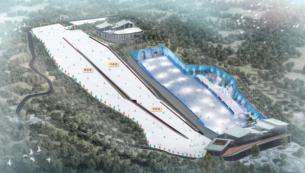 Qixingxue Ice and Snow World, Wugong Mountain, Jiangxi, China(图1)